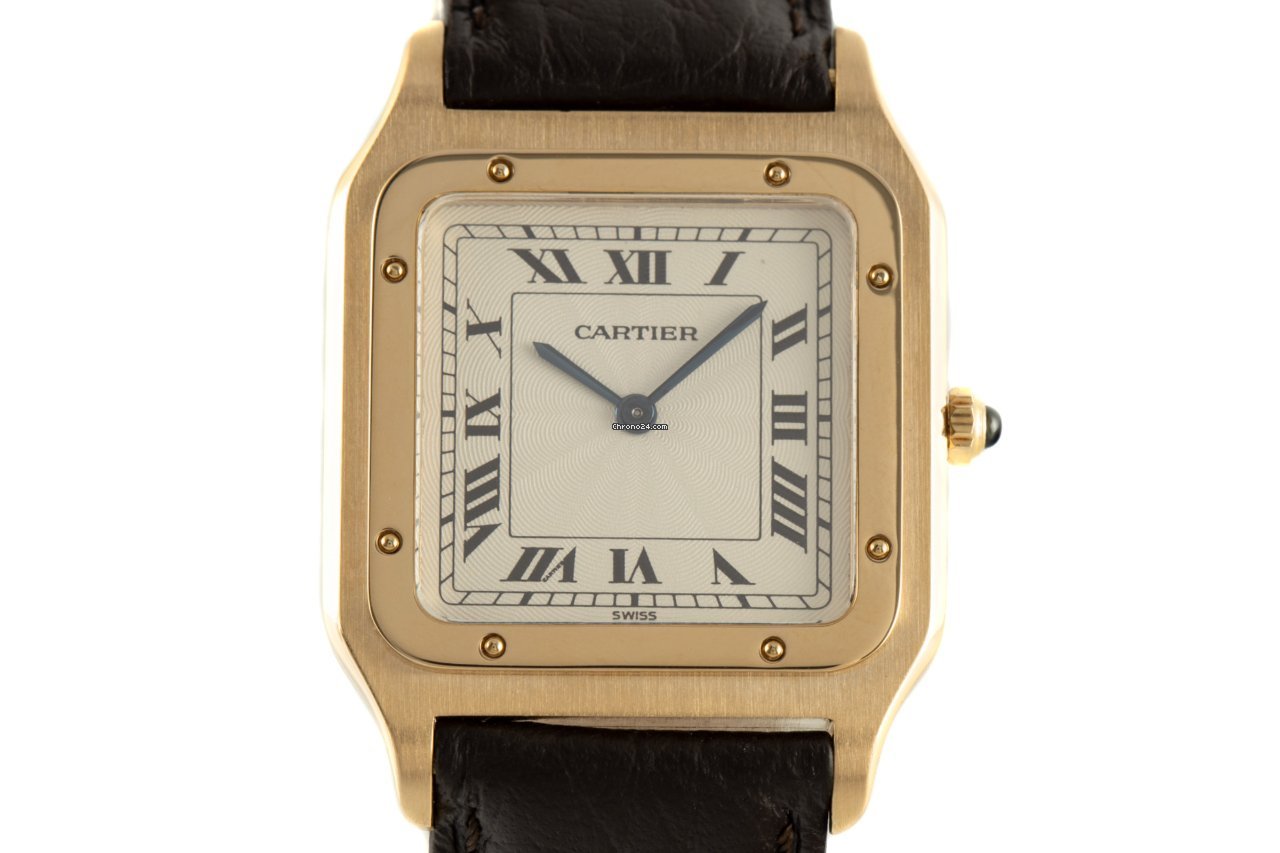 Cartier Santos Dumont Mens watch Unisex Manual winding Yellow gold 1575