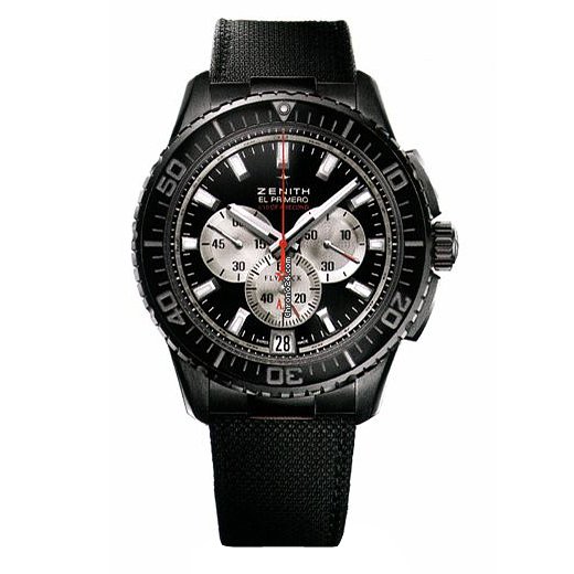 Zenith El Primero Stratos Flyback Mens watch Unisex Automatic Ceramic 24.2061.4057 67.C707