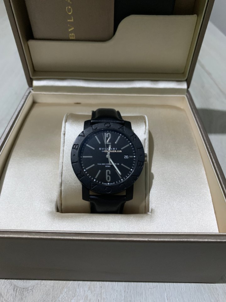 Bulgari Mens watch Unisex Automatic Carbon 101823