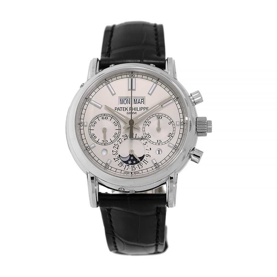 Patek Philippe Perpetual Calendar Chronograph Mens watch Unisex Automatic Platinum 5204P-010