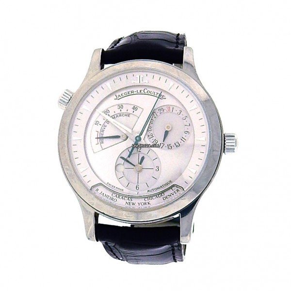 Jaeger-LeCoultre Master Geographic Mens watch Unisex Automatic White gold 142.3.92