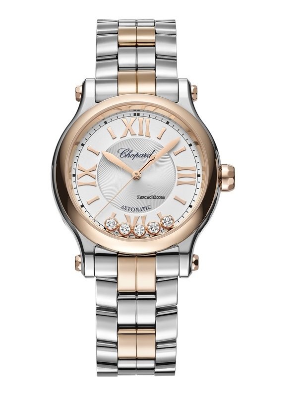 Chopard Happy Sport Womens watch Automatic Gold Steel 278608-6002