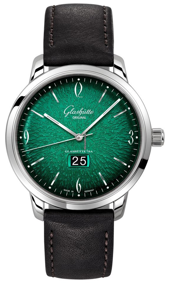 Glashtte Original Sixties Panorama Date Mens watch Unisex Automatic Steel 2-39-47-04-02-04