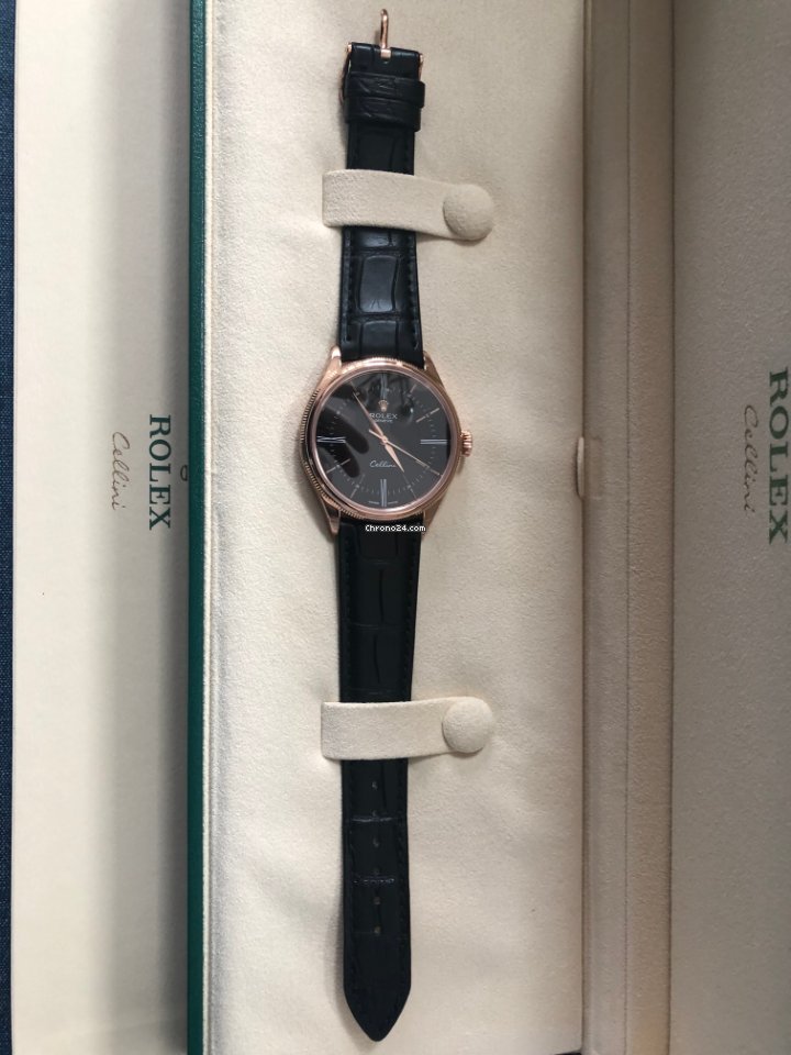 Rolex Cellini Time Mens watch Unisex Rose gold Automatic 50505