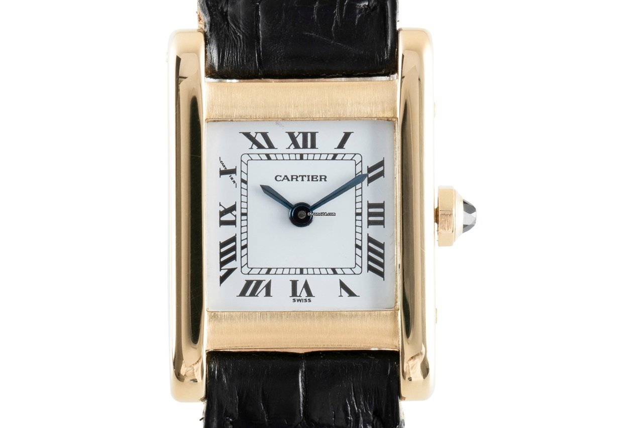 Cartier Tank Womens watch Manual winding Yellow gold 78093