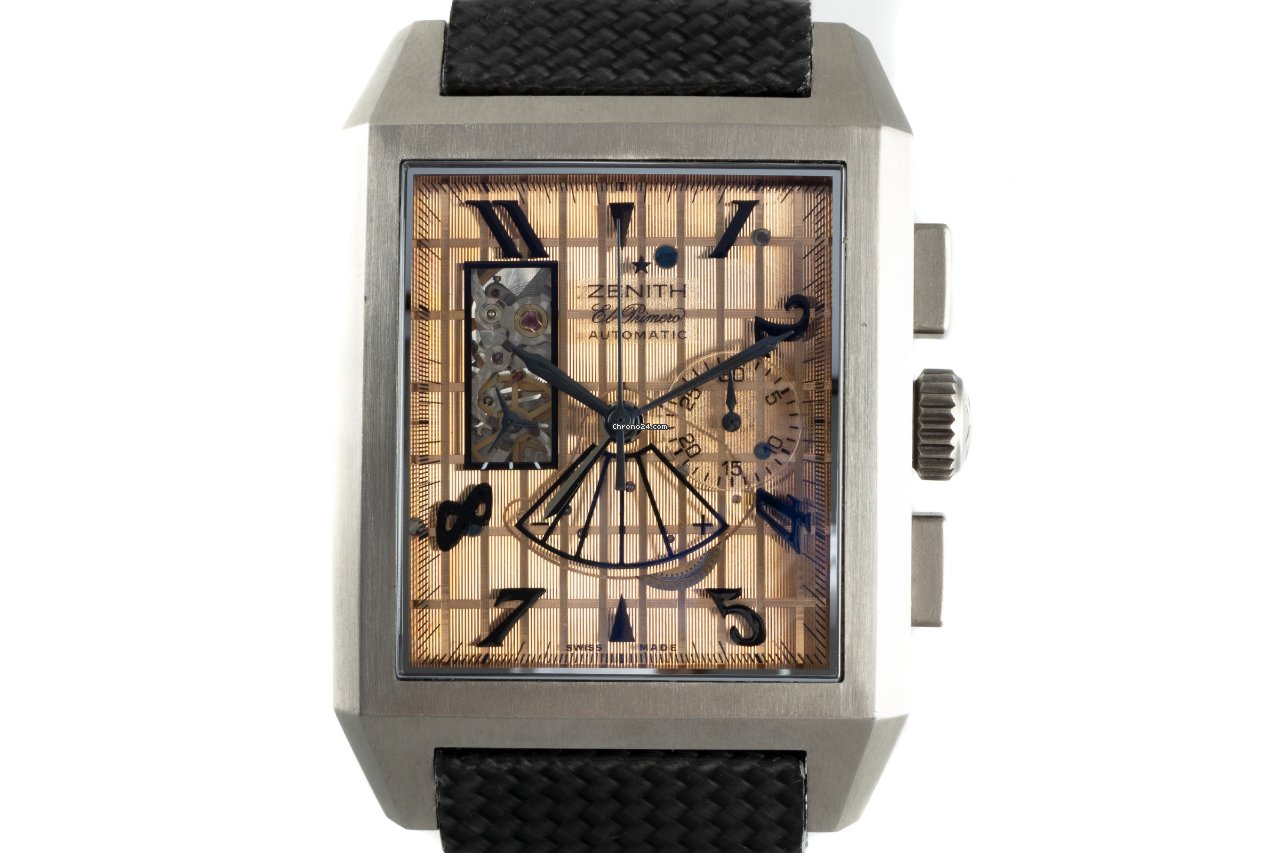 Zenith Port Royal Mens watch Unisex Automatic Titanium 95.0550.4021