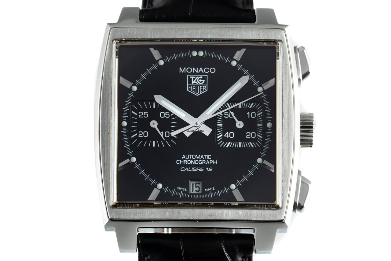 TAG Heuer Monaco Calibre 12 Mens watch Unisex Automatic Steel CAW2110