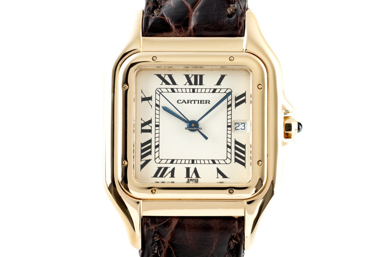 Cartier Panthere Mens watch Unisex Quartz Yellow gold 8839