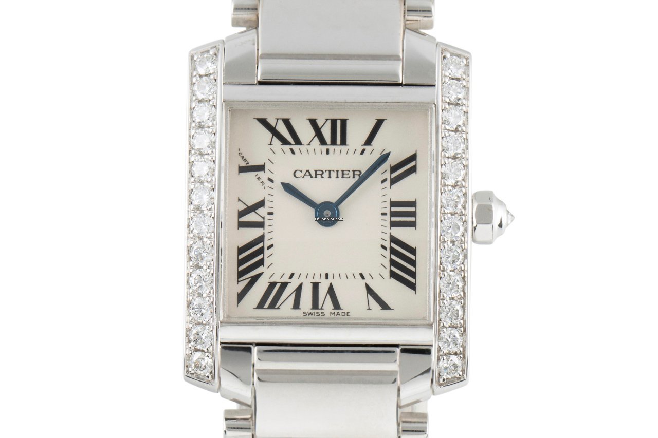 Cartier Tank Francaise Womens watch Quartz White gold 2403