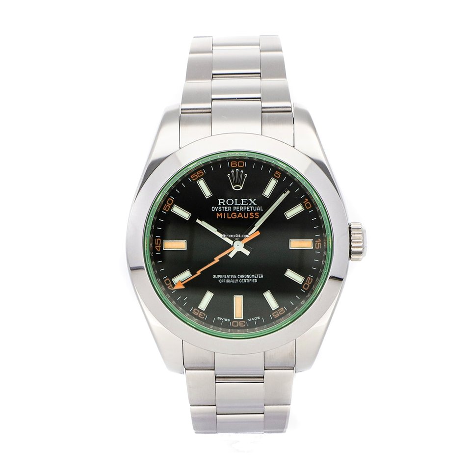 Rolex Milgauss Mens watch Unisex Steel Automatic 116400GV-0001