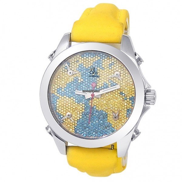 Jacob & Co. Five Time Zone Mens watch Unisex Quartz Steel JC47YB