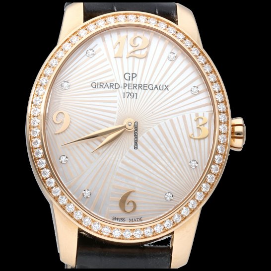 Girard Perregaux Cats Eye Womens watch Automatic Rose gold 80493D52A763-CK6A