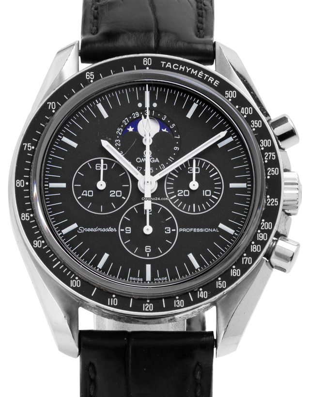 Omega Speedmaster Professional Moonwatch Moonphase Mens watch Unisex Manual winding Steel 3876.50.31