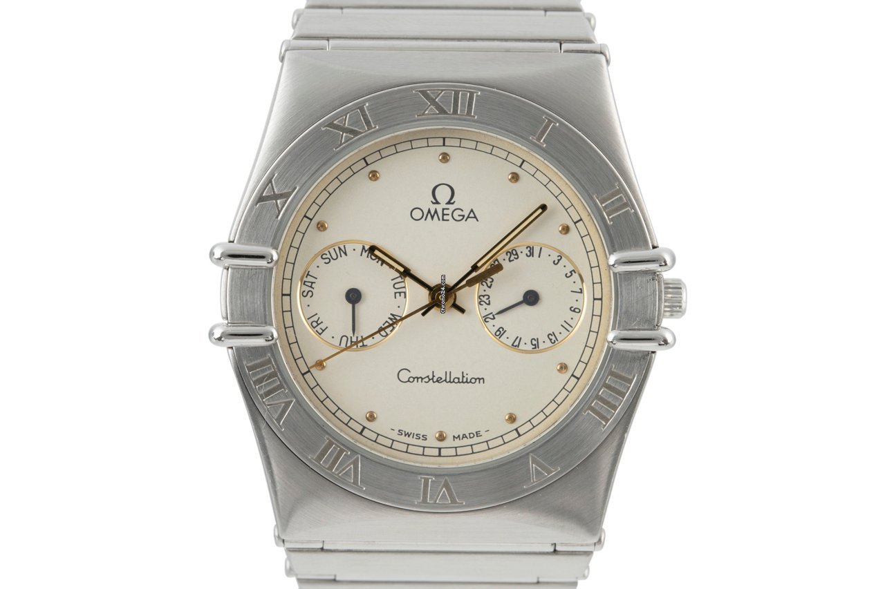 Omega Constellation Day-Date Mens watch Unisex Quartz Steel 398.0869
