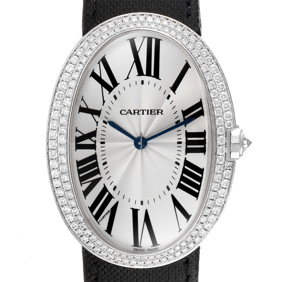 Cartier Baignoire Womens watch Manual winding White gold WB520009