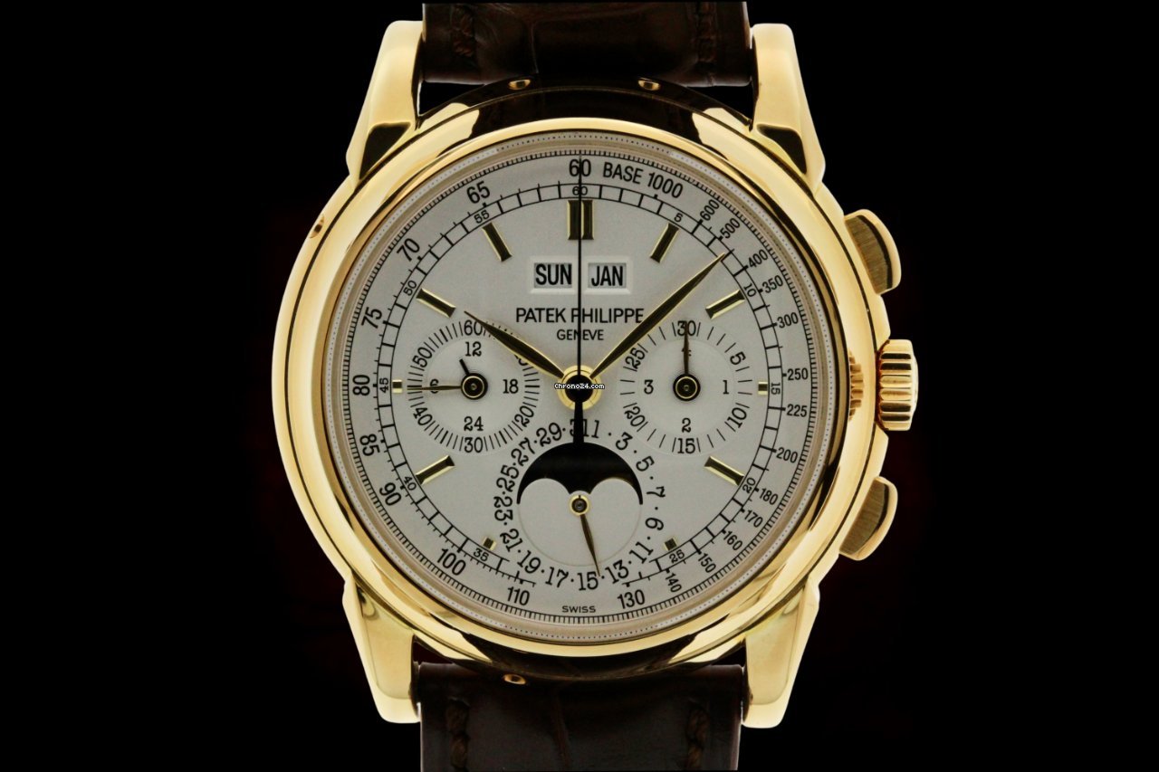 Patek Philippe Perpetual Calendar Chronograph Manual winding Yellow gold 5970J-001