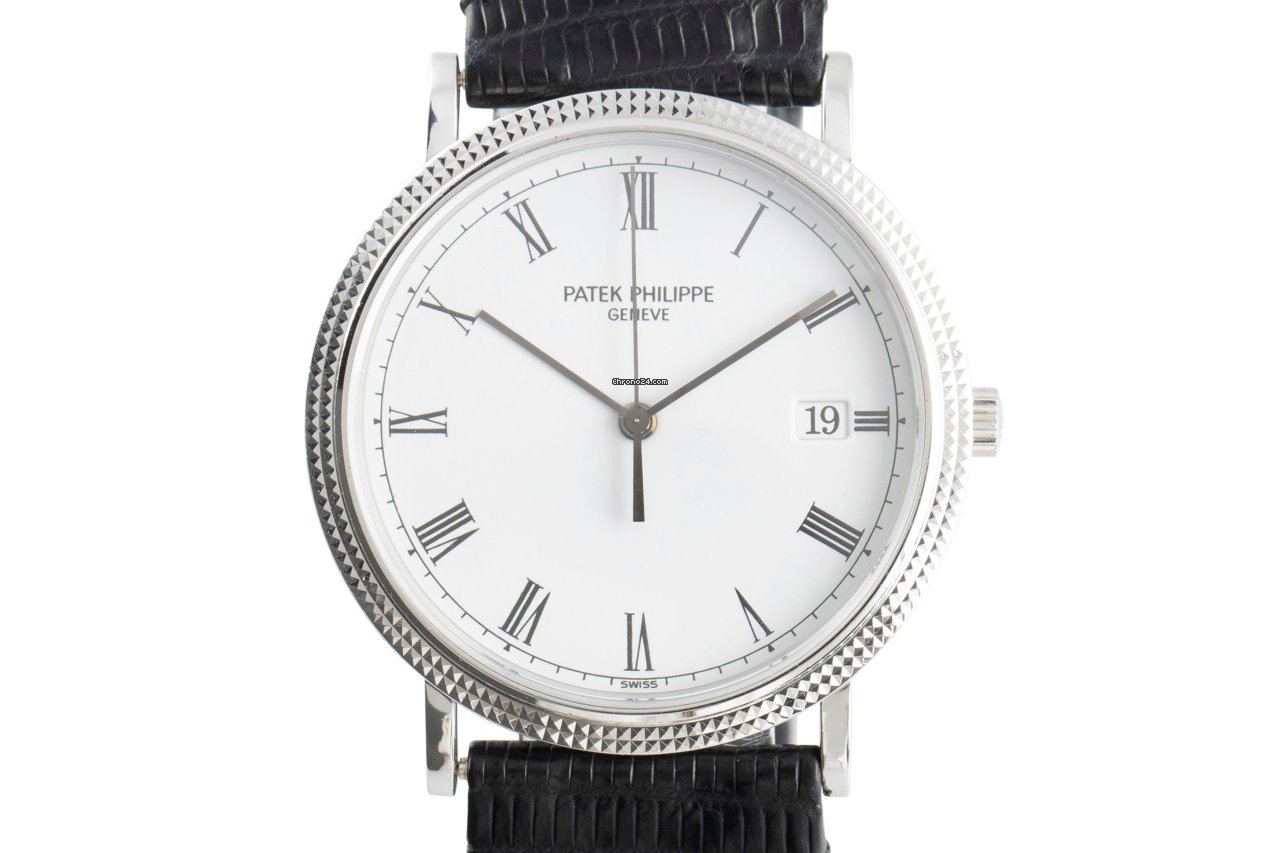 Patek Philippe Calatrava Mens watch Unisex Quartz White gold 3944