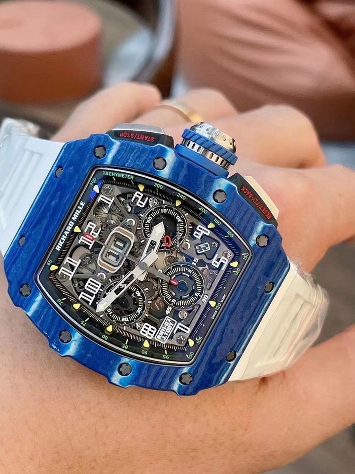 Richard Mille RM 011 Mens watch Unisex Automatic Carbon Richard Mille Jean Todt RM11-03 CA-FQ