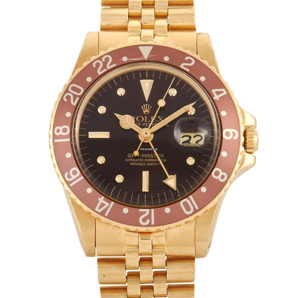 Rolex GMT-Master Mens watch Unisex Yellow gold Automatic 1675 8