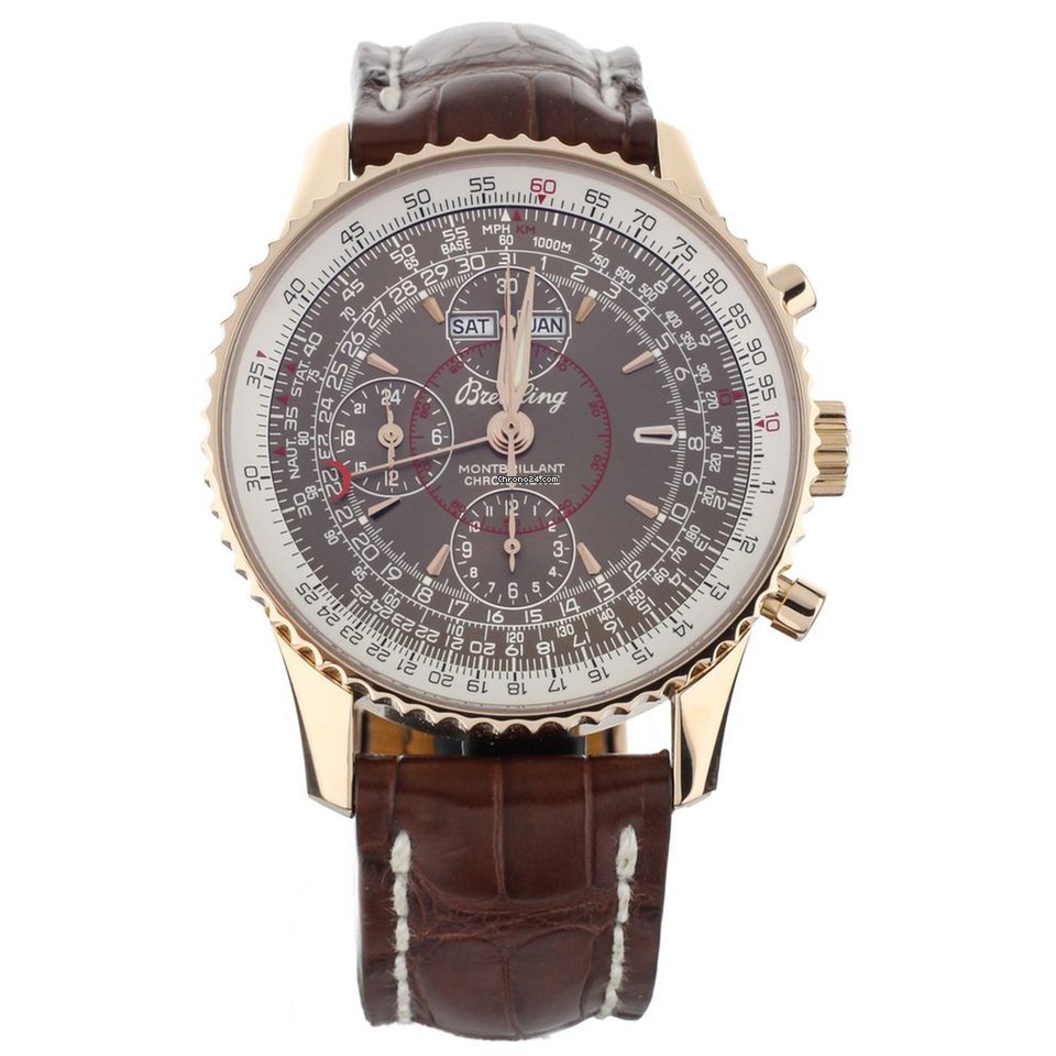Breitling Montbrillant Datora Mens watch Unisex Automatic Rose gold R21330