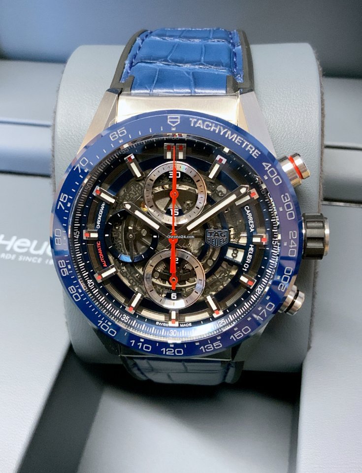 TAG Heuer Carrera Calibre HEUER 01 Mens watch Unisex Automatic Steel CAR201T.FC6406