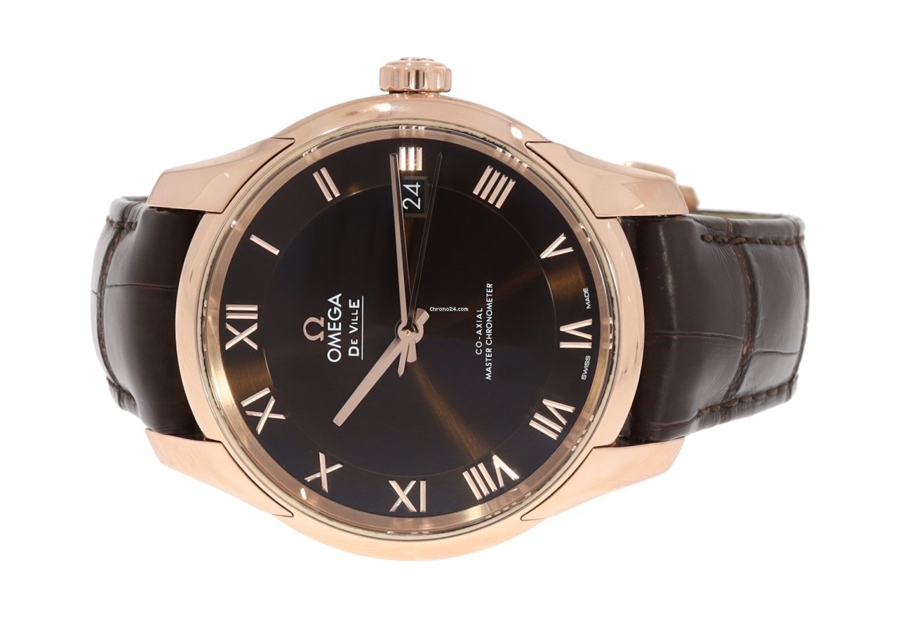 Omega De Ville Hour Vision Mens watch Unisex Automatic Rose gold 433.53.41.21.13.001