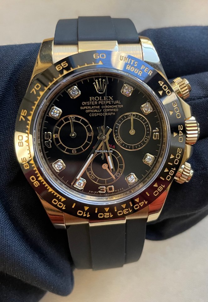 Rolex Daytona Mens watch Unisex Yellow gold Automatic 116518LN-0043