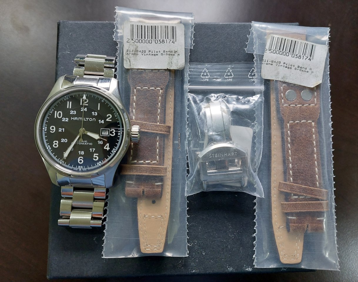 Hamilton Khaki Field Mens watch Unisex Automatic Steel H70625133
