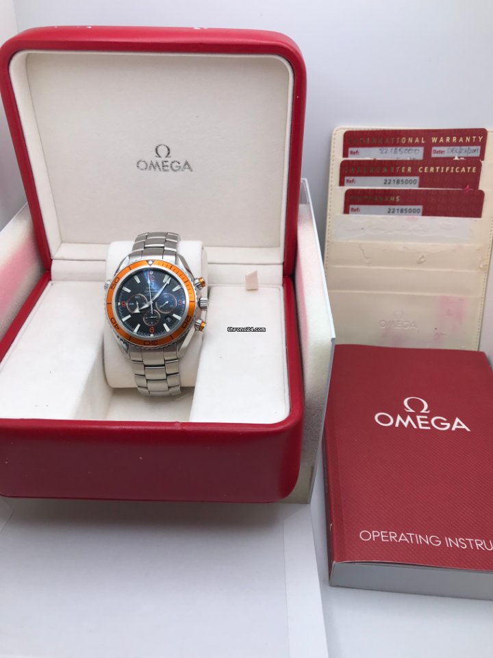 Omega Seamaster Planet Ocean Chronograph Mens watch Unisex Automatic Steel 2218.50.00