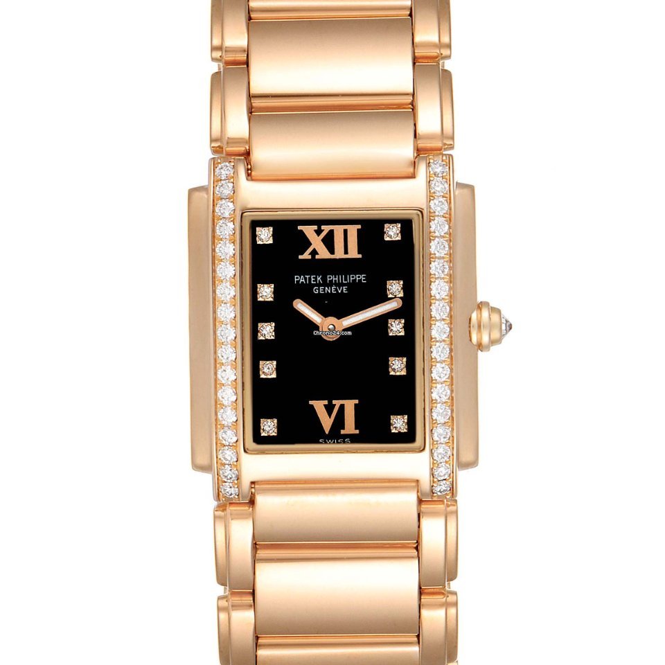 Patek Philippe Twenty~4 Womens watch Quartz Rose gold 4910 11R