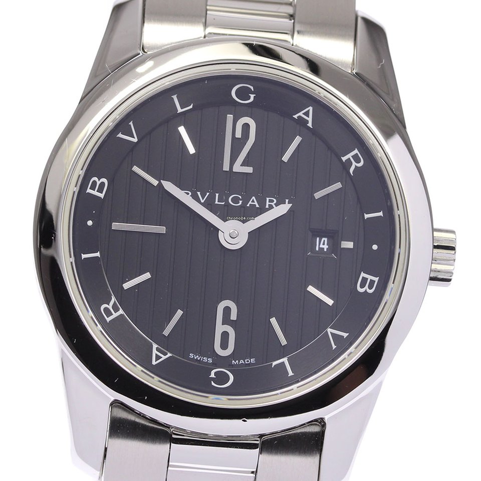 Bulgari Mens watch Unisex Quartz Steel ST30S