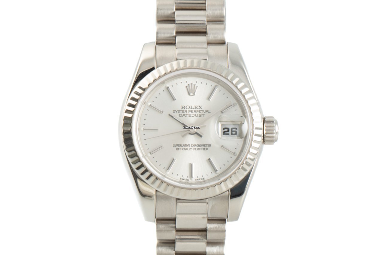 Rolex Lady-Datejust Womens watch White gold Automatic 179179