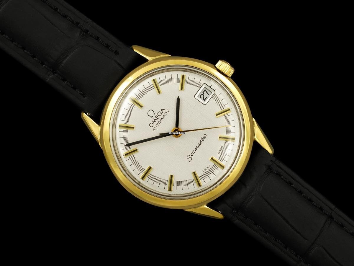 Omega Seamaster Mens watch Unisex Automatic Gold Steel 8205