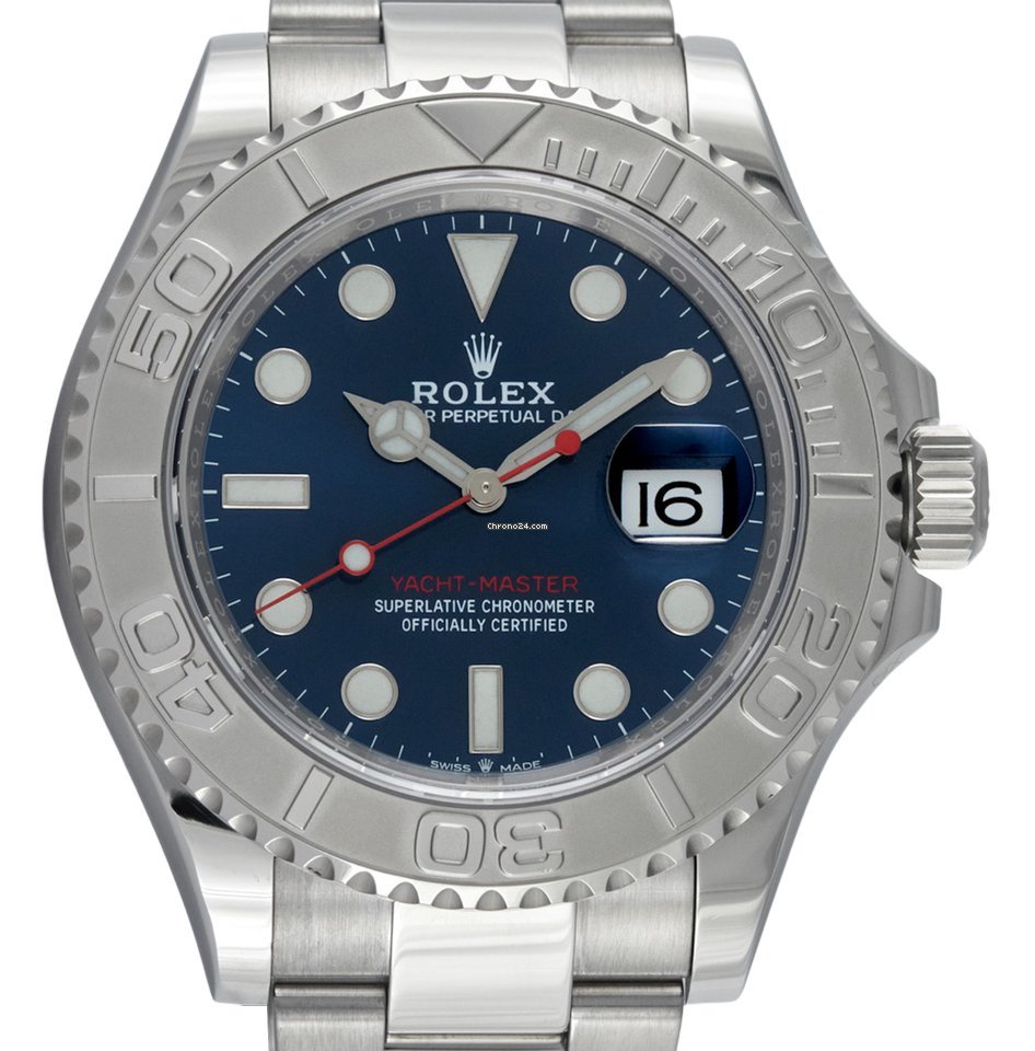 Rolex Yacht-Master 40 Mens watch Unisex Platinum Automatic 126622 blue