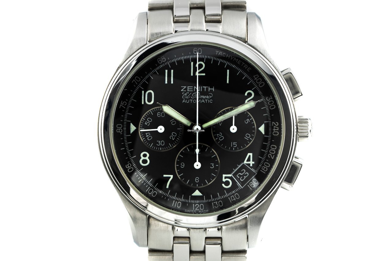 Zenith El Primero Chronograph Mens watch Unisex Automatic Steel 02.0500.400