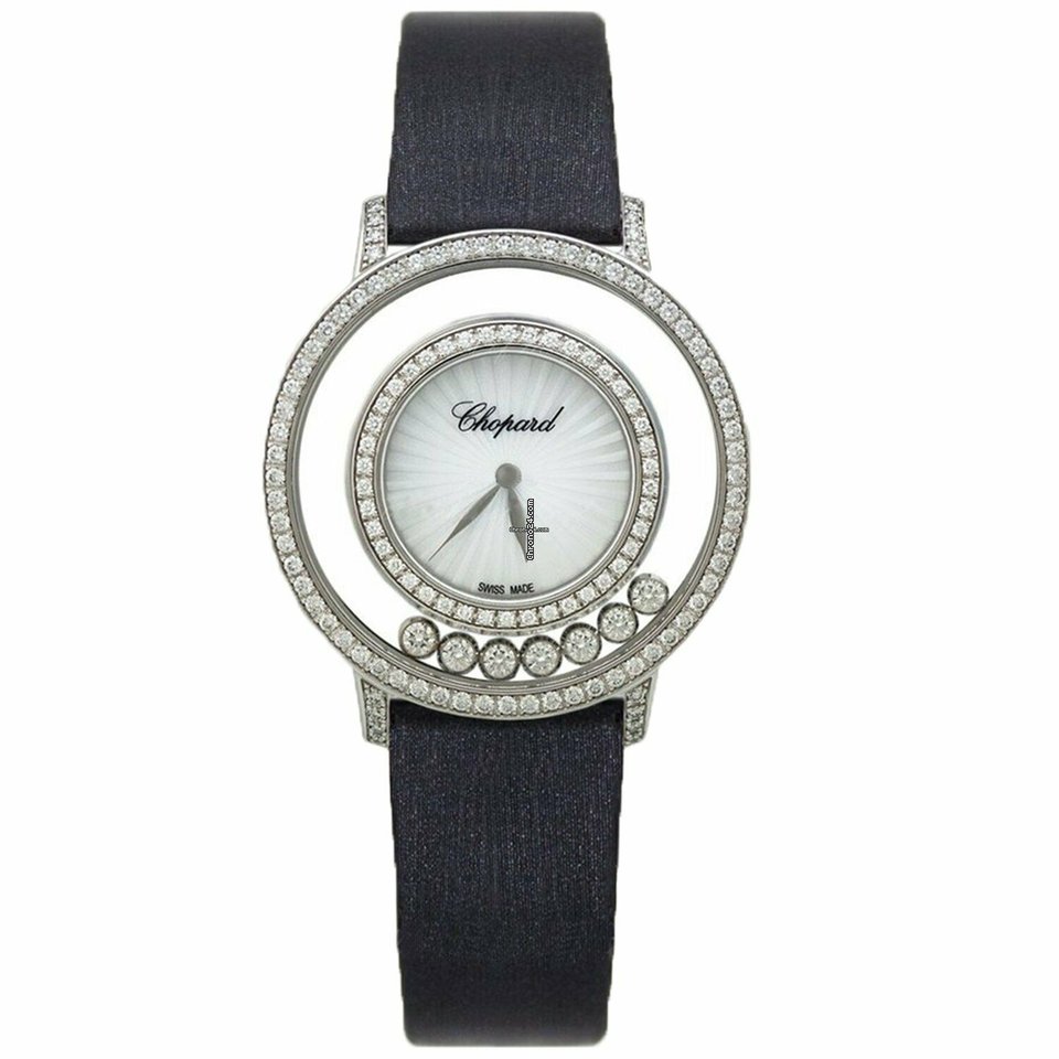 Chopard Happy Diamonds Mens watch Unisex Quartz White gold 2094291201-SDB