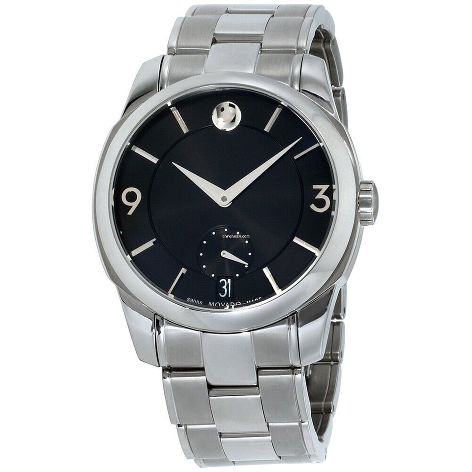 Movado LX Mens watch Unisex Quartz Steel 0606626-SD
