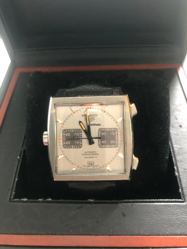 TAG Heuer Monaco Calibre 11 Mens watch Unisex Automatic Steel CAW211C.FC6241