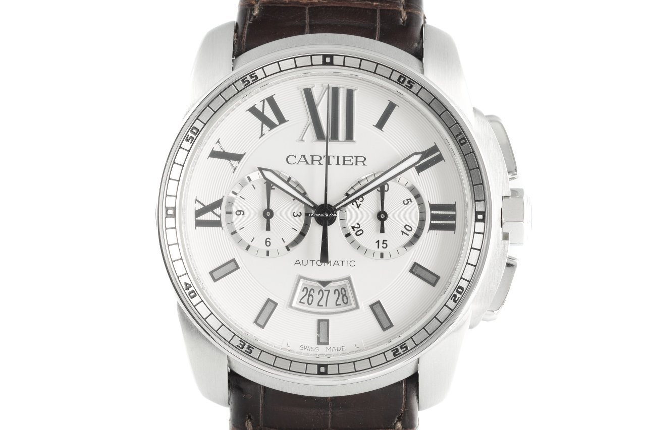 Cartier Calibre de Cartier Chronograph Mens watch Unisex Automatic Steel 3578