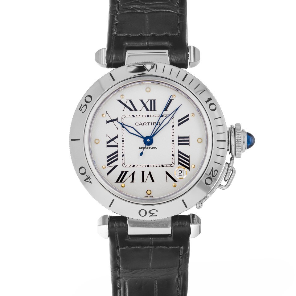 Cartier Pasha Mens watch Unisex Automatic Steel W3100255  9287