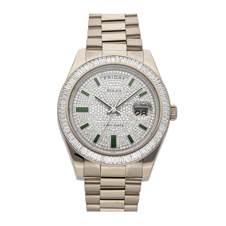 Rolex Day-Date II Mens watch Unisex White gold Automatic 218399BR