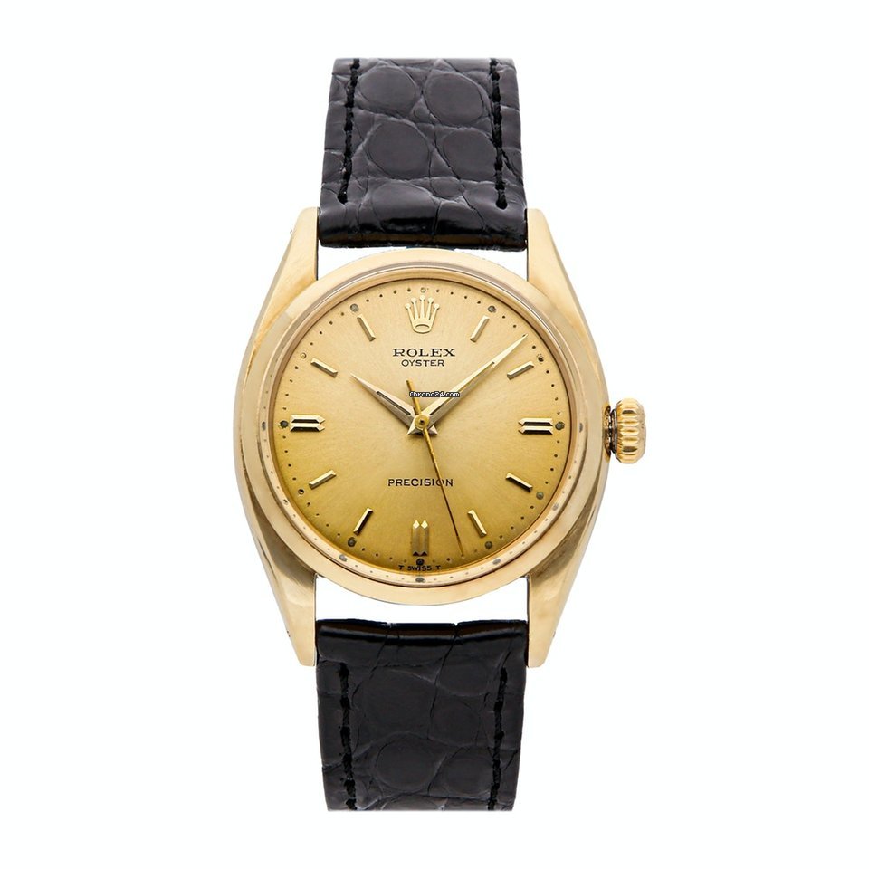 Rolex Oyster Precision Mens watch Unisex Yellow gold Manual winding 6422