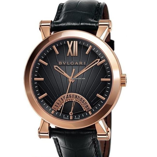 Bulgari Sotirio Mens watch Unisex Automatic Rose gold 101705