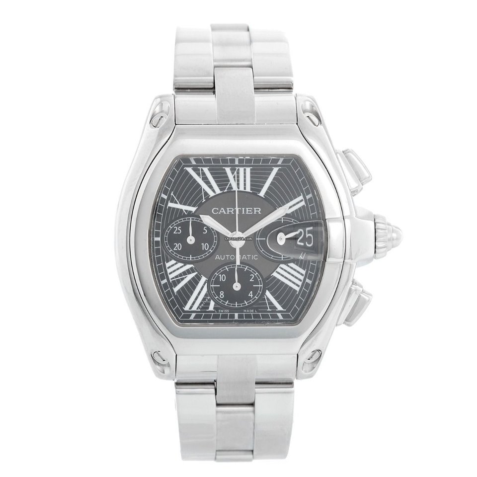 Cartier Roadster Mens watch Unisex Automatic Steel W62041V3 2510
