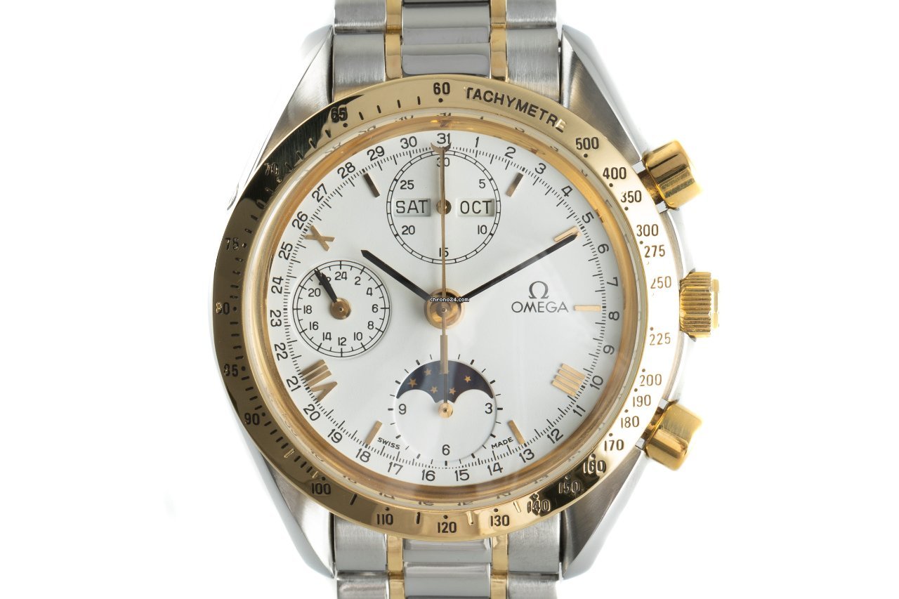 Omega Speedmaster Mens watch Unisex Automatic Gold Steel DA 175.0034