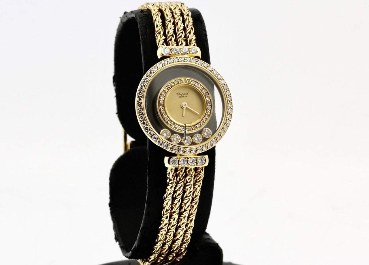 Chopard Happy Diamonds Womens watch Quartz Yellow gold 4097