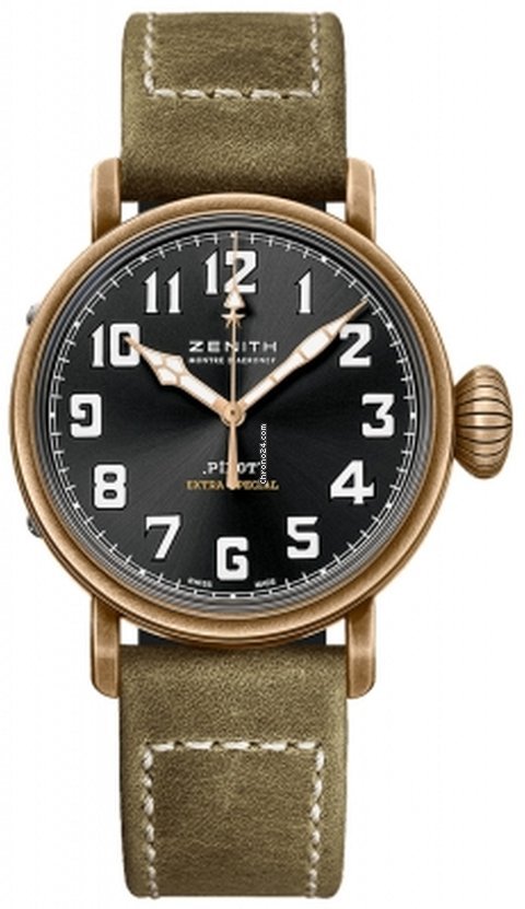 Zenith Pilot Mens watch Unisex Automatic Bronze 29.1940.679 21.C800
