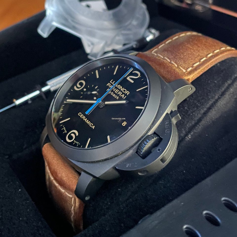 Panerai Luminor 1950 3 Days Chrono Flyback Mens watch Unisex Automatic Ceramic PAM 00580