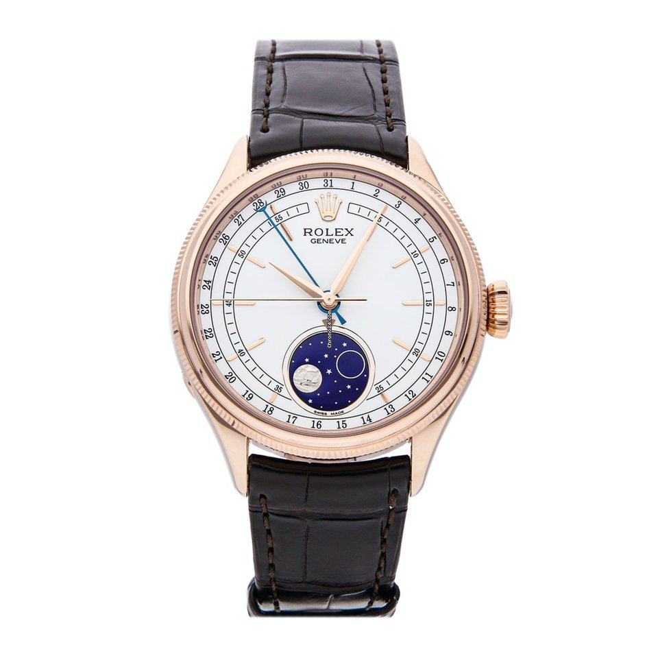 Rolex Cellini Moonphase Mens watch Unisex Rose gold Automatic 50535-0002