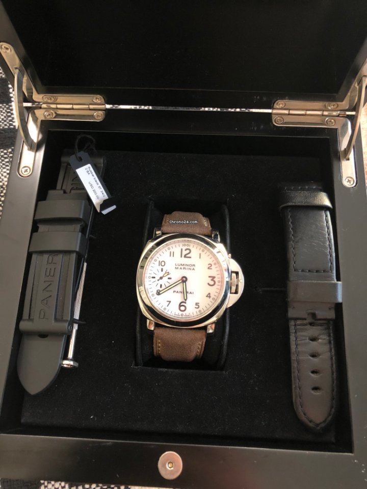 Panerai Luminor Marina Mens watch Unisex Manual winding Steel OP6518